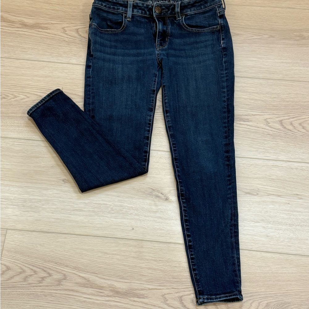AE Dark Blue Jegging Skinny Jeans